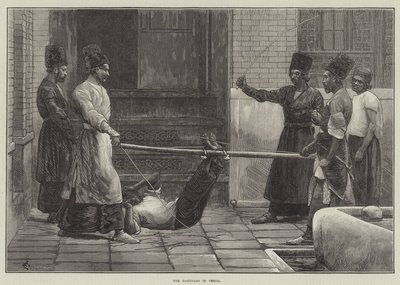 The Bastinado in Persia by Felix Regamey